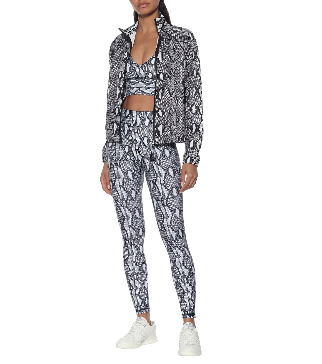 Snake-print sports bra | Adam Selman Sport