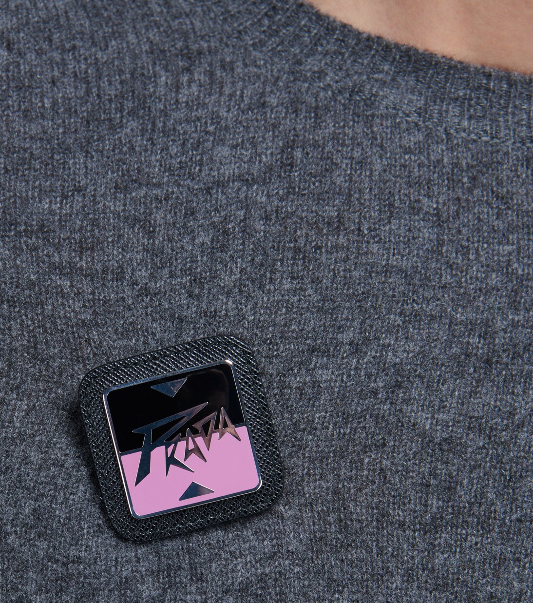 Patch mit Leder | Prada