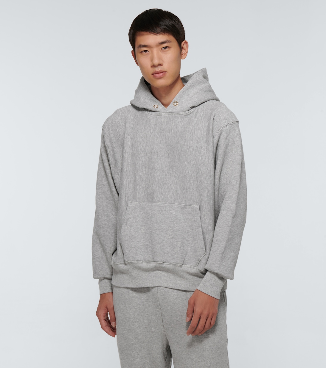 Cotton hooded sweatshirt | Les Tien