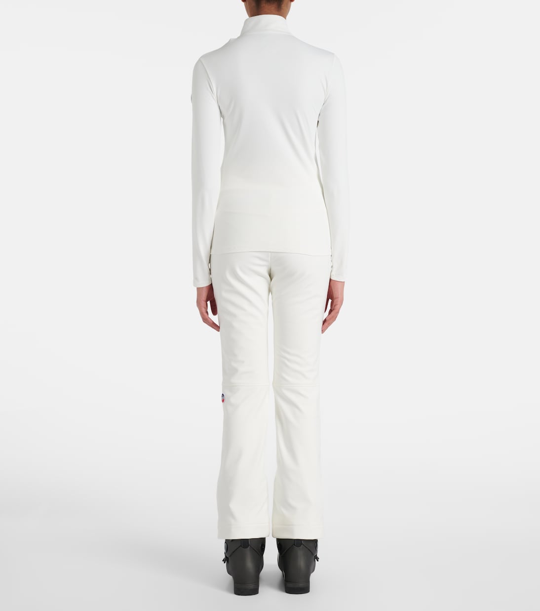 Top de esquí con media cremallera y logo | Fusalp