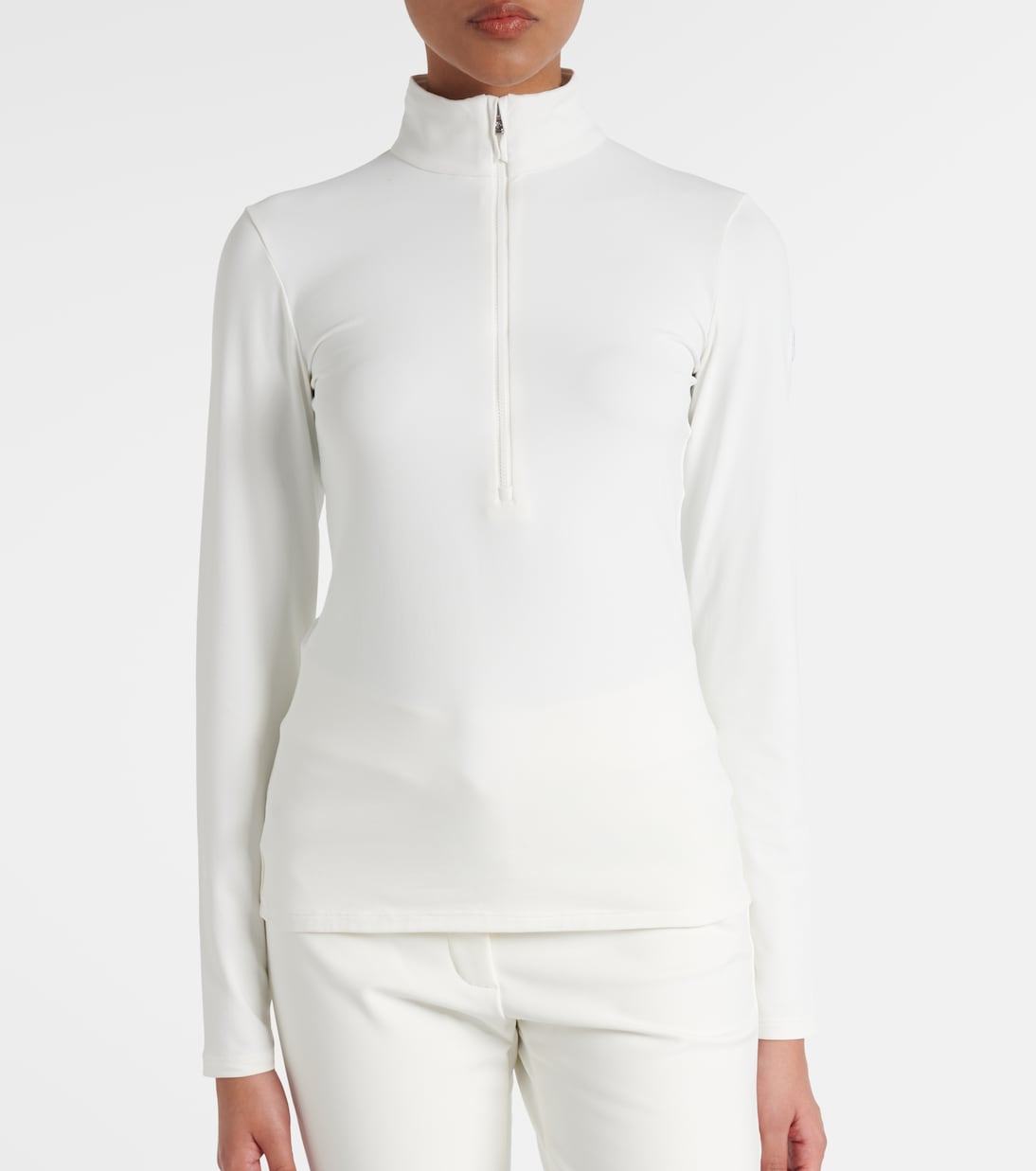 Top de esquí con media cremallera y logo | Fusalp