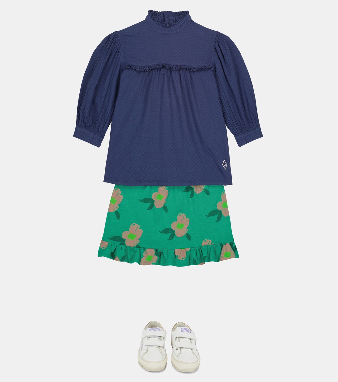 Jupe Ferret imprimée en coton | The Animals Observatory