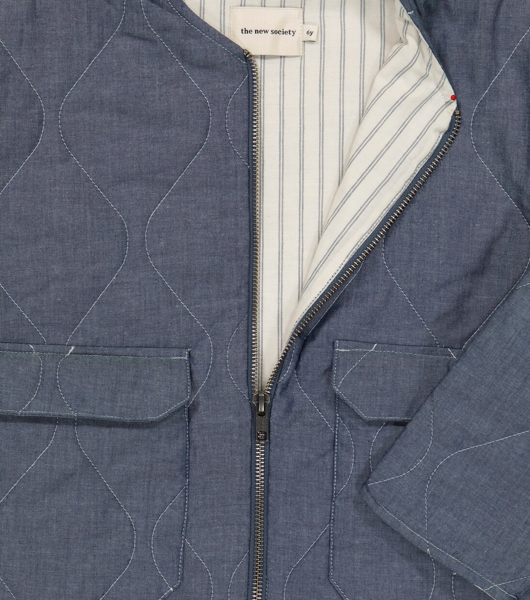 Steppjacke aus Chambray | The New Society