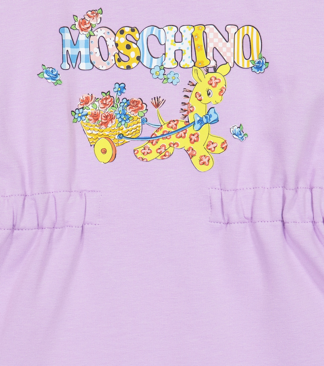 Baby - Abito in misto cotone | Moschino Kids