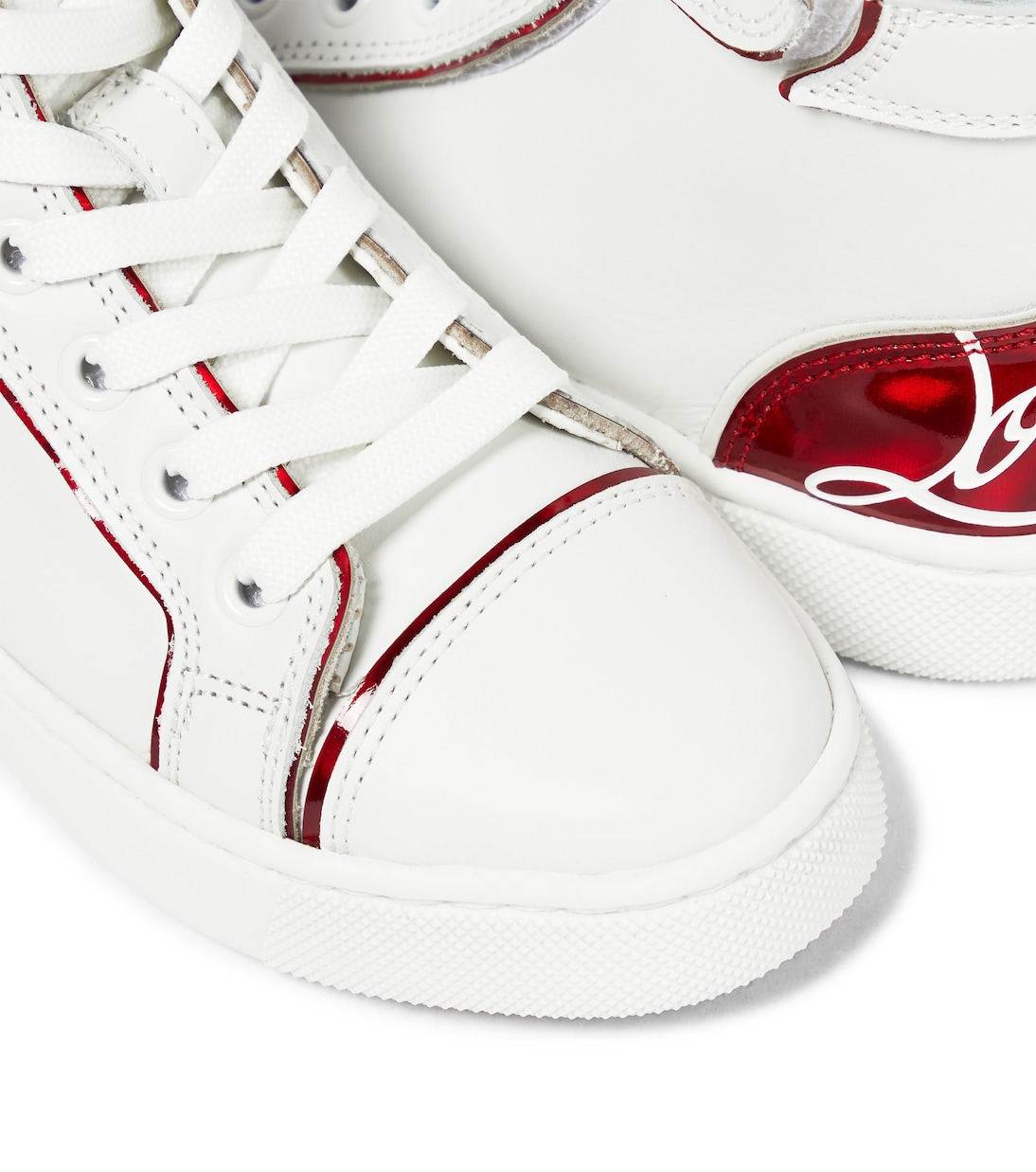 Baskets Funnytopi en cuir | Christian Louboutin Kids