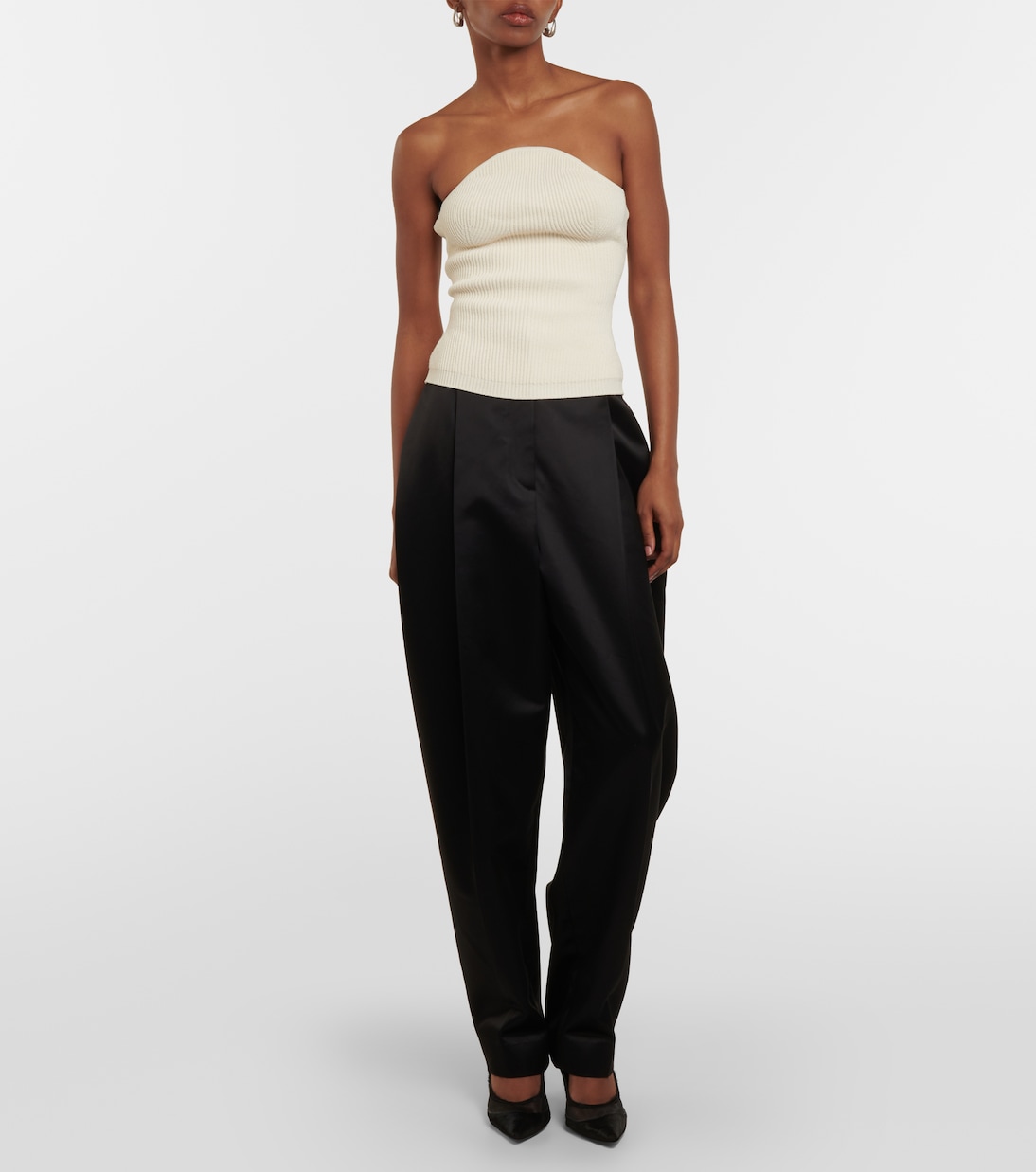 Bustier-Top Jericho aus Rippstrick | Khaite