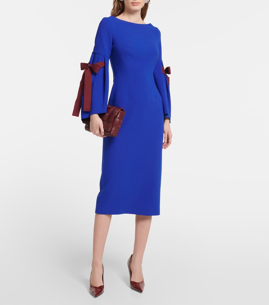 Robe midi Calispi en crêpe | Roksanda