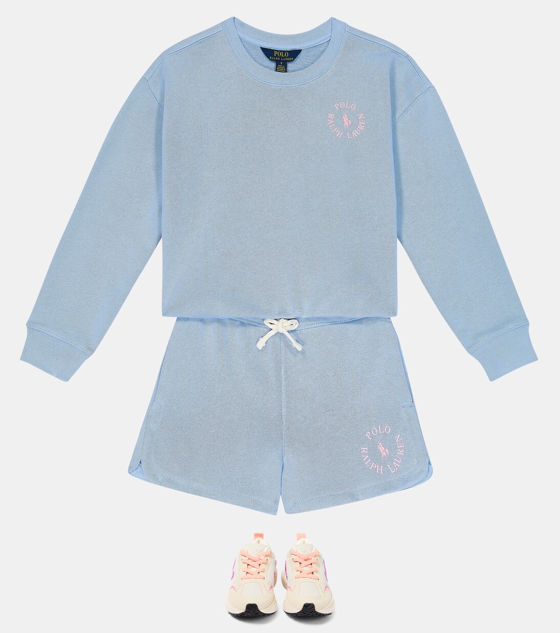 Sweat-shirt en coton mélangé à logo | Polo Ralph Lauren Kids