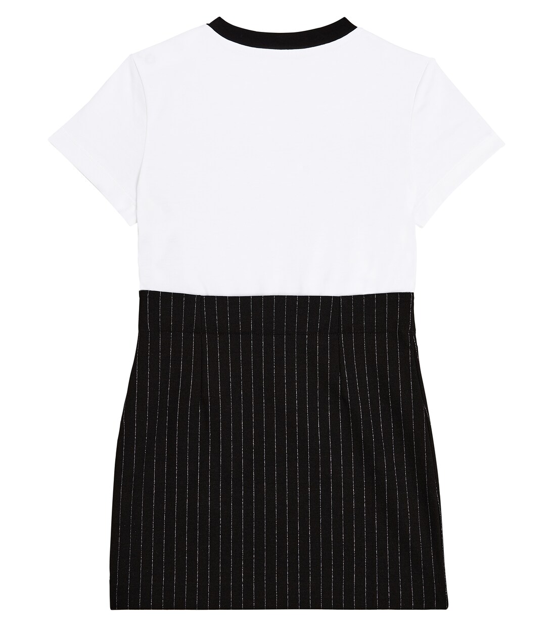 Logo striped dress | Balmain Kids