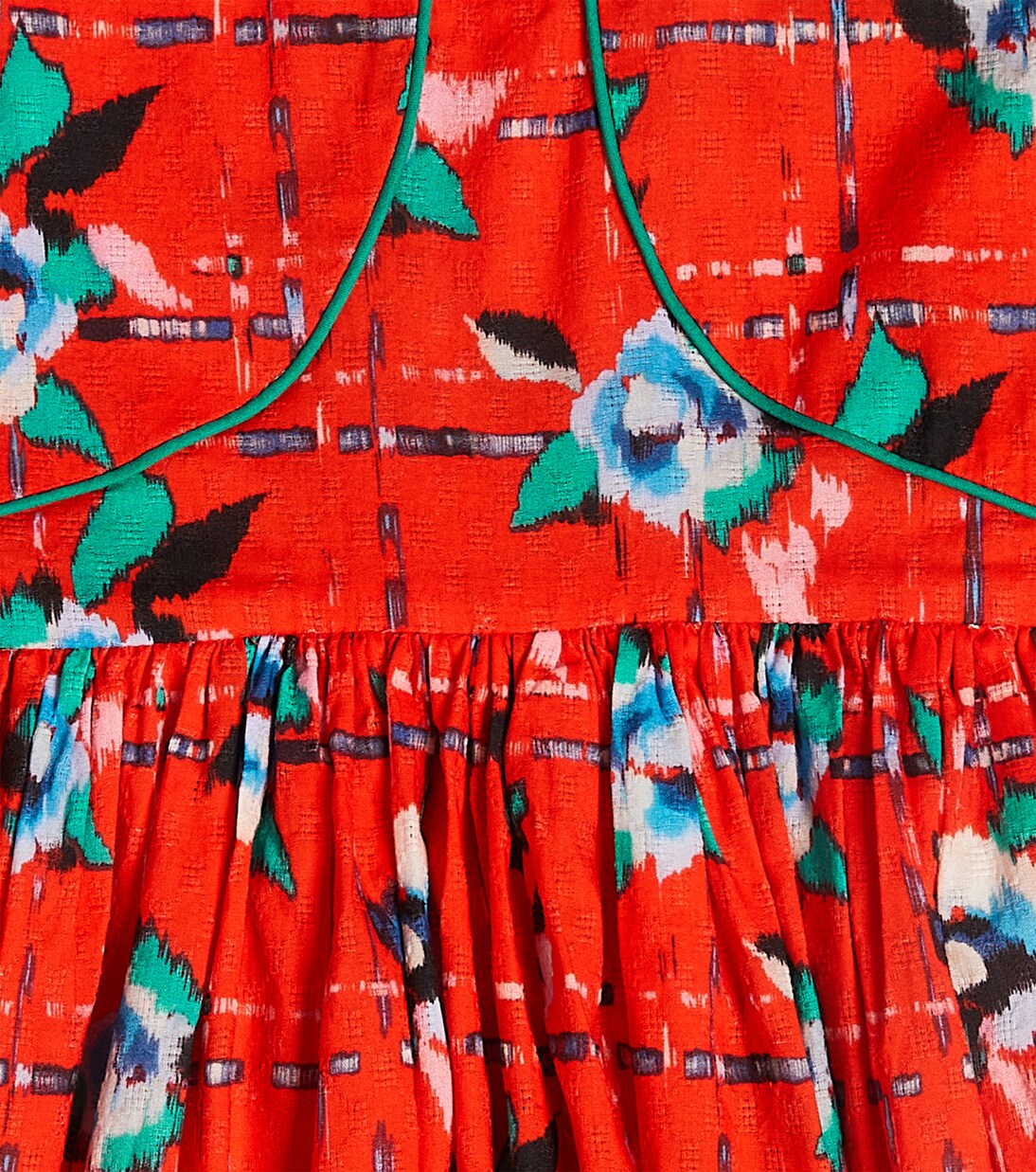 Temple printed cotton dress | Morley