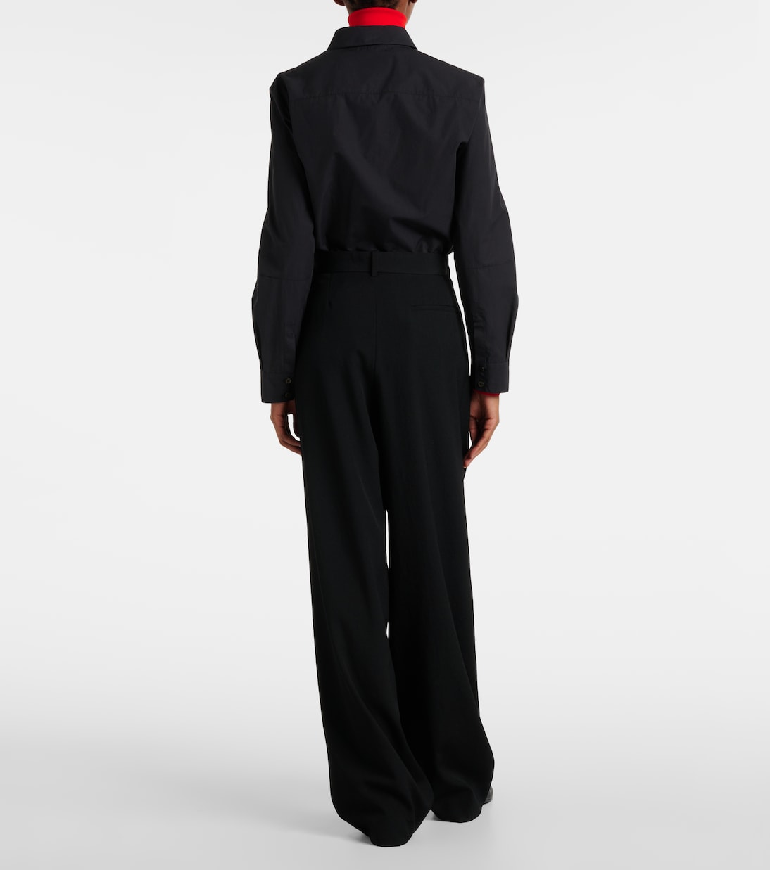 Rufus wool wide-leg pants | The Row
