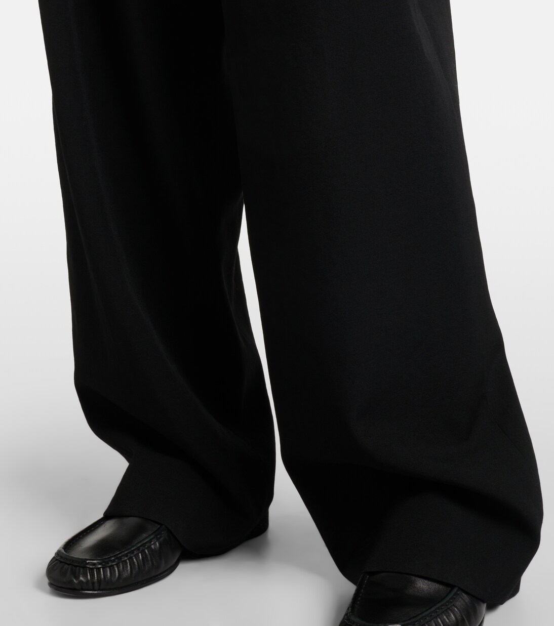 Rufus wool wide-leg pants | The Row