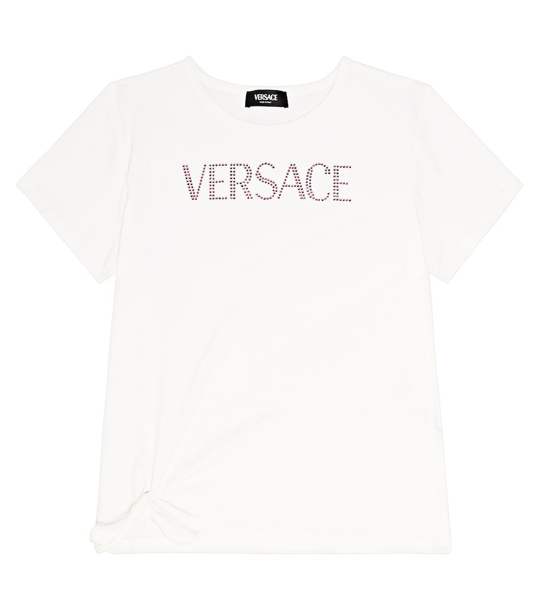 Logo cotton-blend jersey T-shirt | Versace Kids