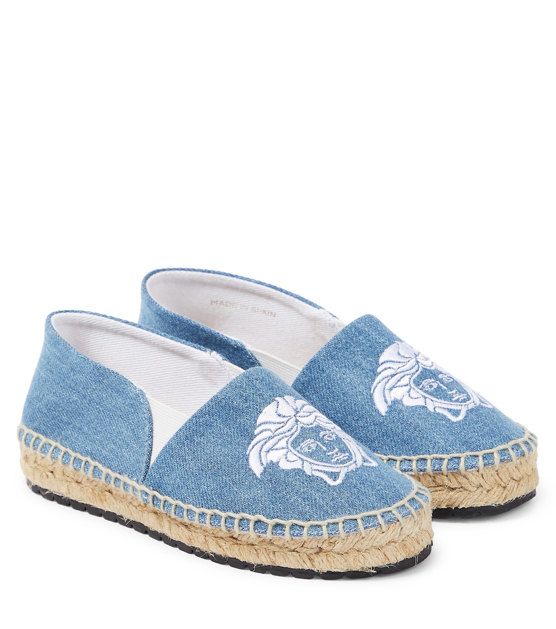 Espadrilles Medusa aus Denim | Versace Kids