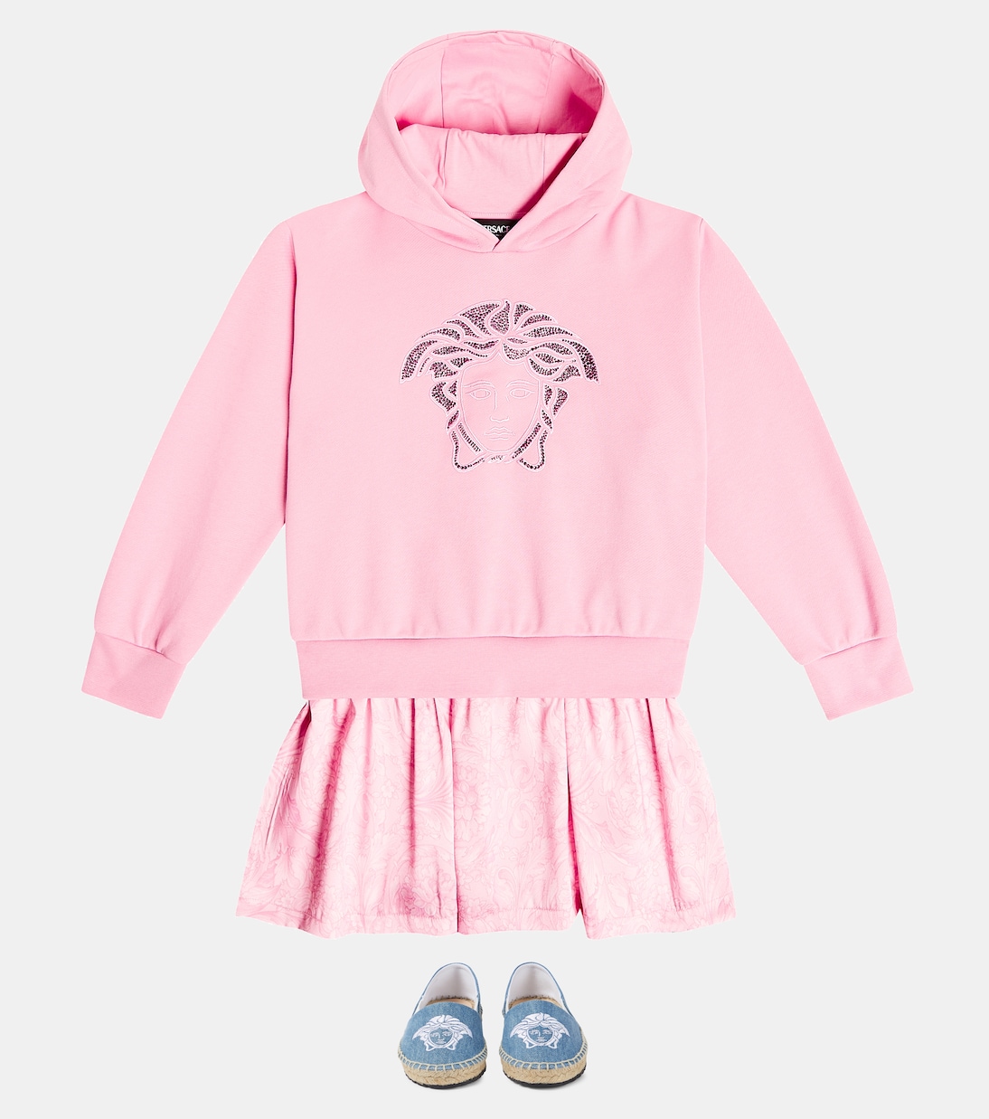 Espadrilles Medusa aus Denim | Versace Kids