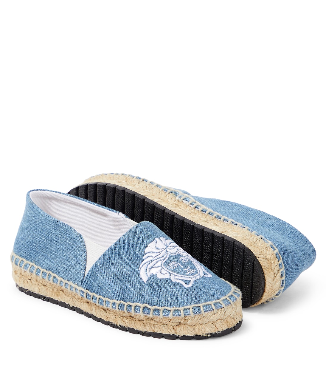 Espadrilles Medusa aus Denim | Versace Kids