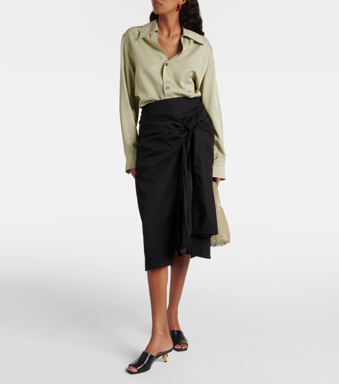 Pantoletten Knot 45 aus Leder | Bottega Veneta