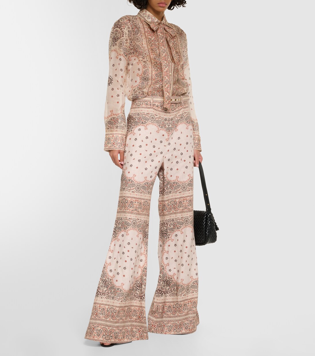 Weite High-Rise-Hose aus Leinen | Zimmermann