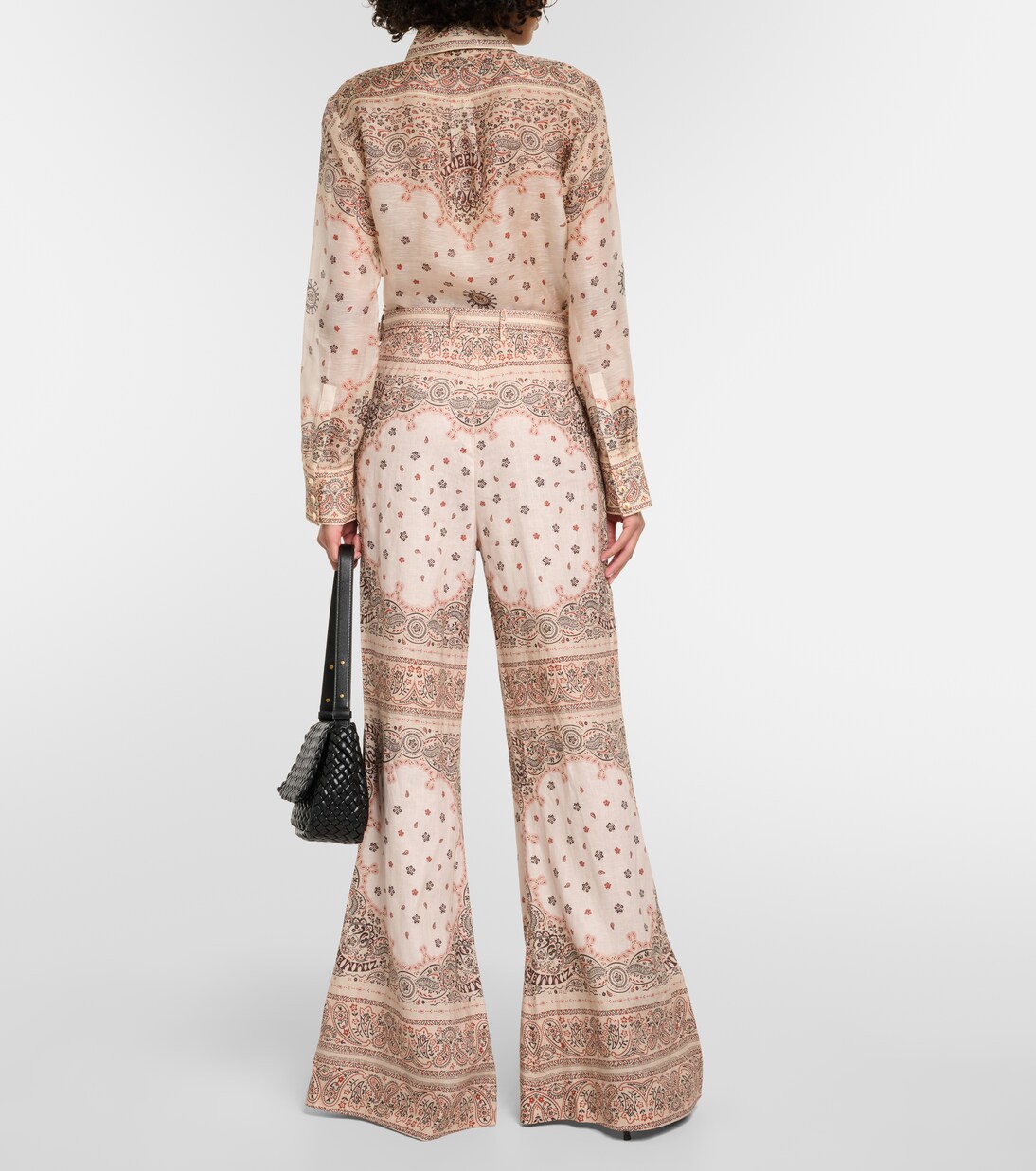 Weite High-Rise-Hose aus Leinen | Zimmermann