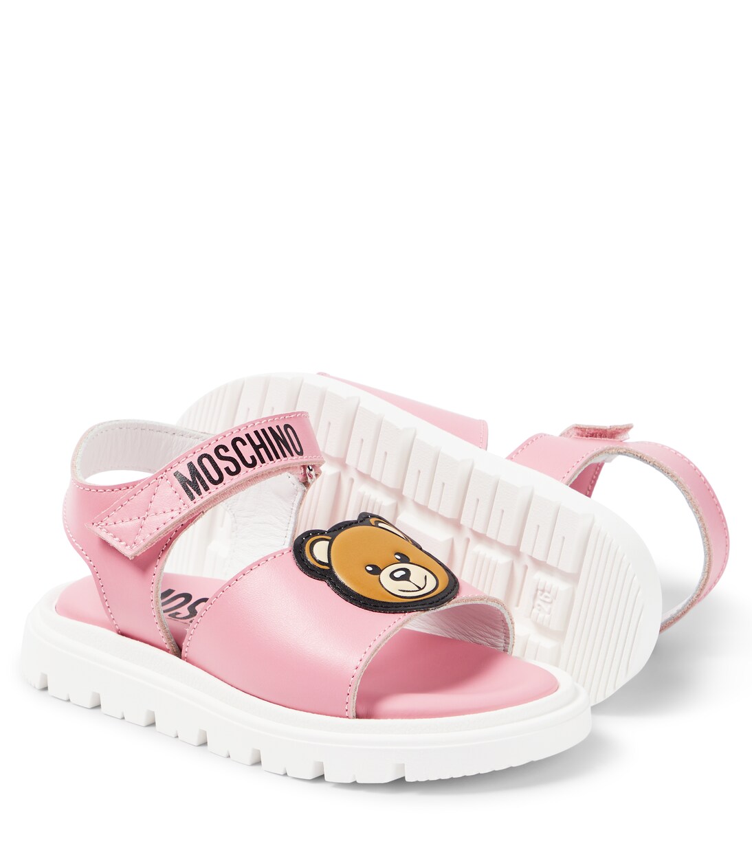 Teddy Bear leather sandals  | Moschino Kids