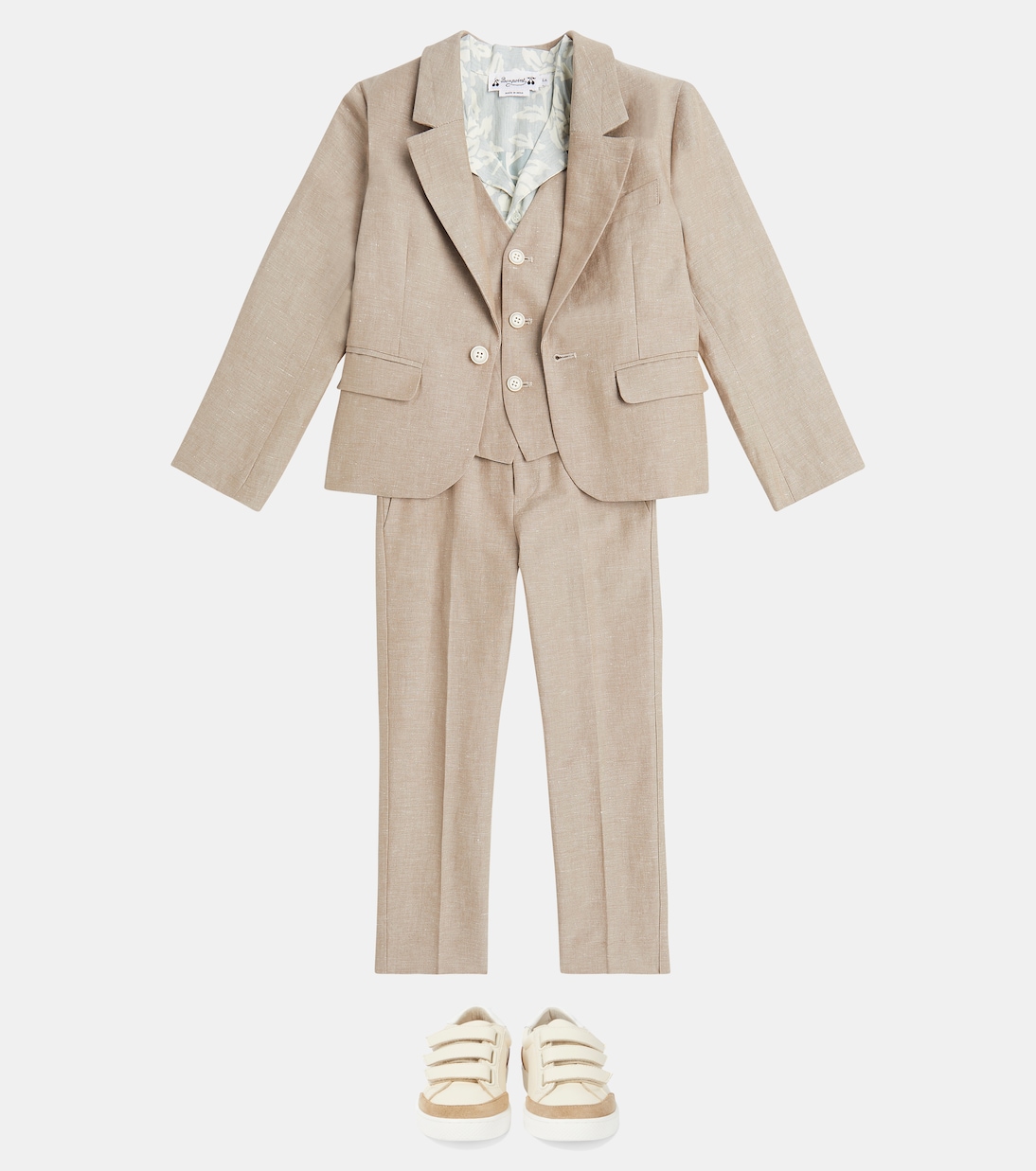 Aristide linen and cotton blazer | Bonpoint