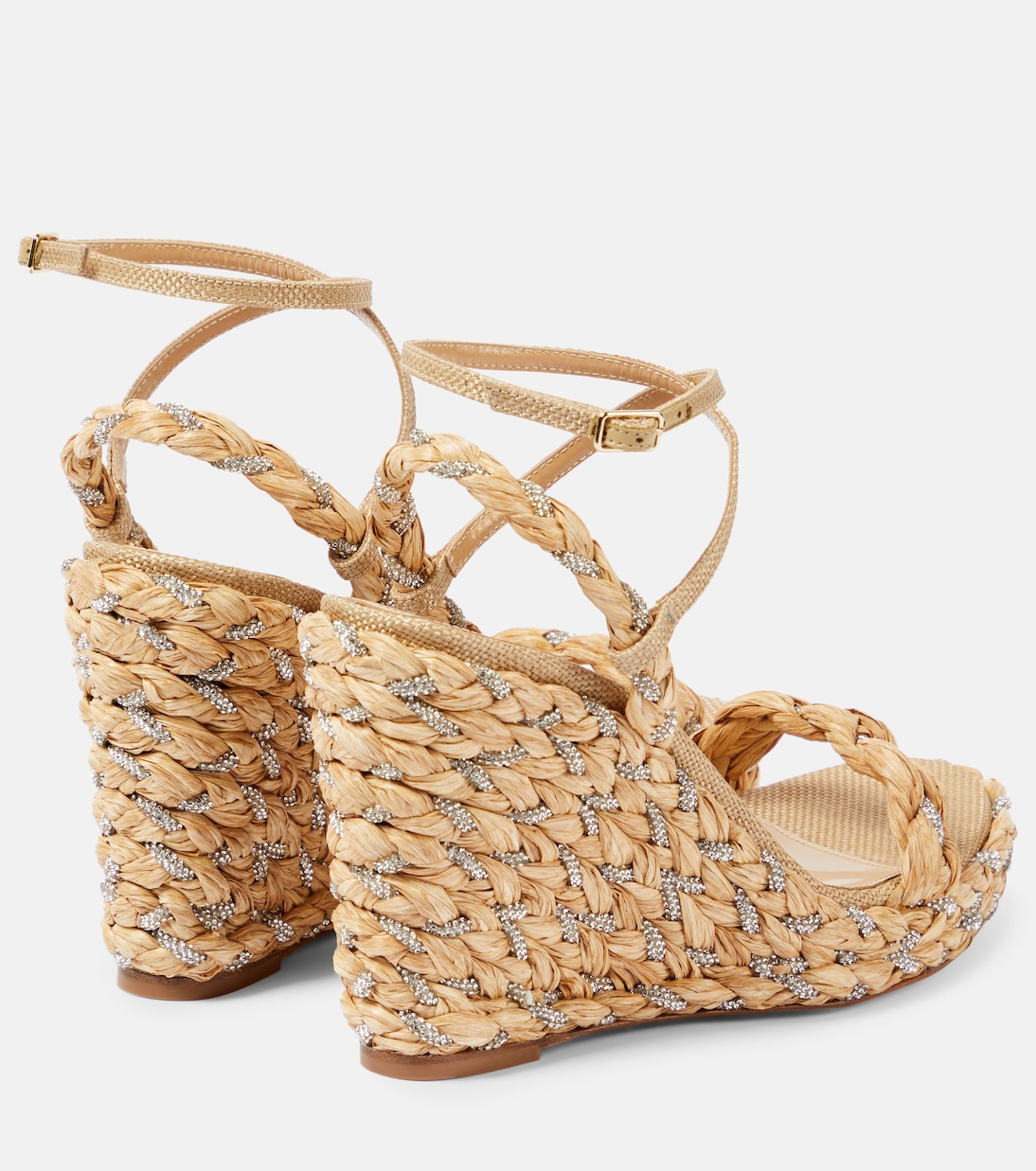 Costiera 120 embellished espadrille wedges | Aquazzura