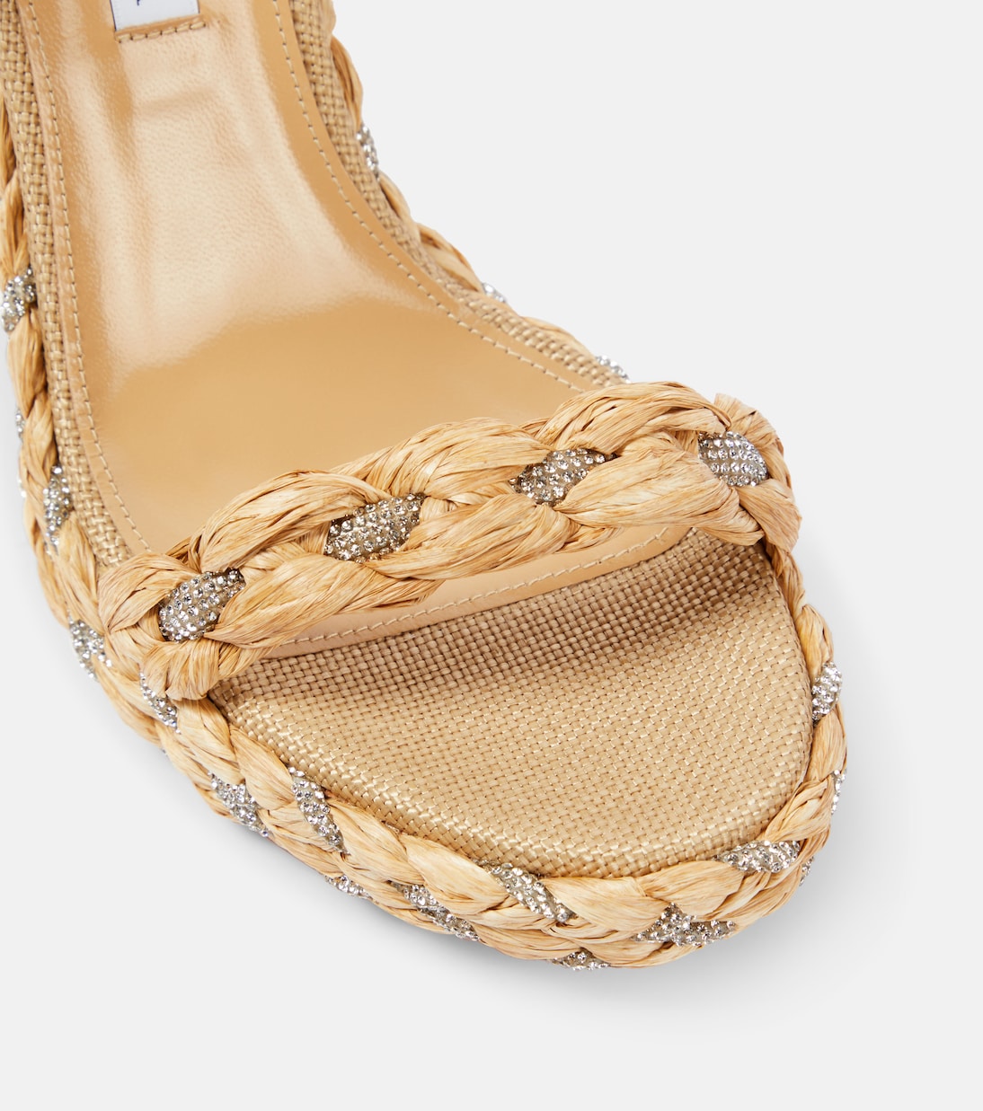 Costiera 120 embellished espadrille wedges | Aquazzura