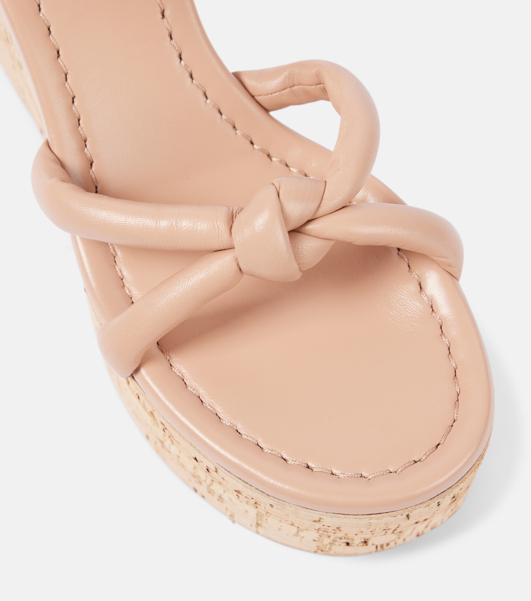 Plateausandalen Alma aus Leder | Gianvito Rossi