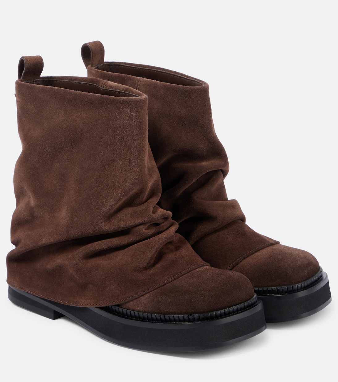 Ankle Boots Mini Robin aus Veloursleder | The Attico