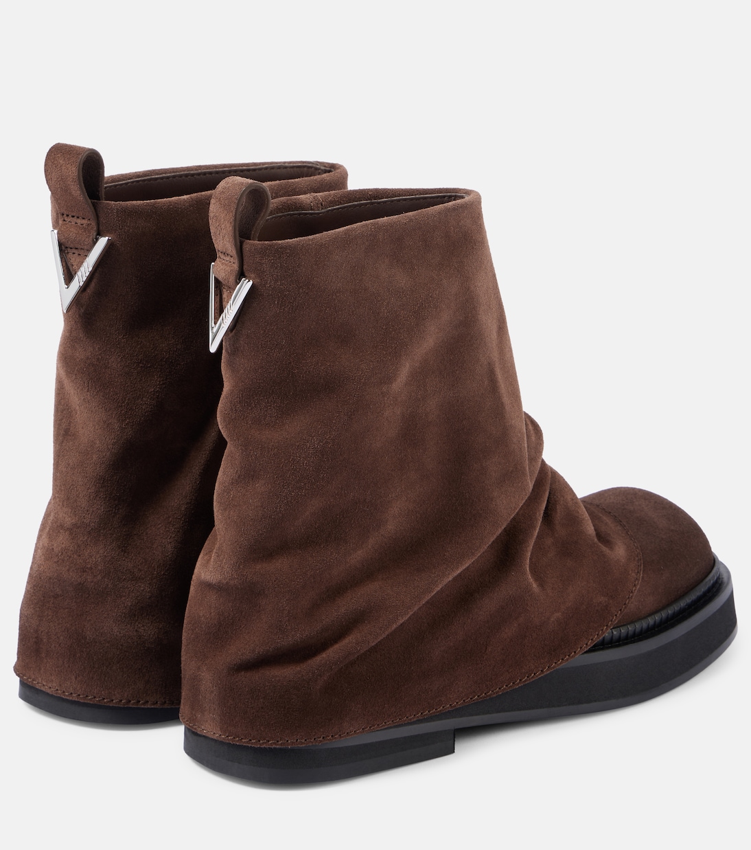 Ankle Boots Mini Robin aus Veloursleder | The Attico