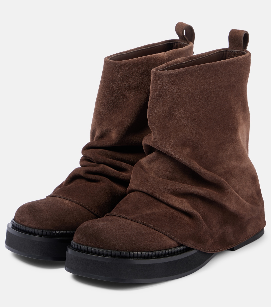 Ankle Boots Mini Robin aus Veloursleder | The Attico