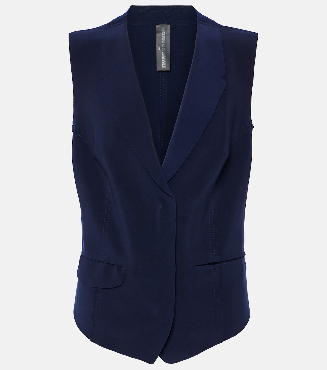Single-breasted vest | Norma Kamali