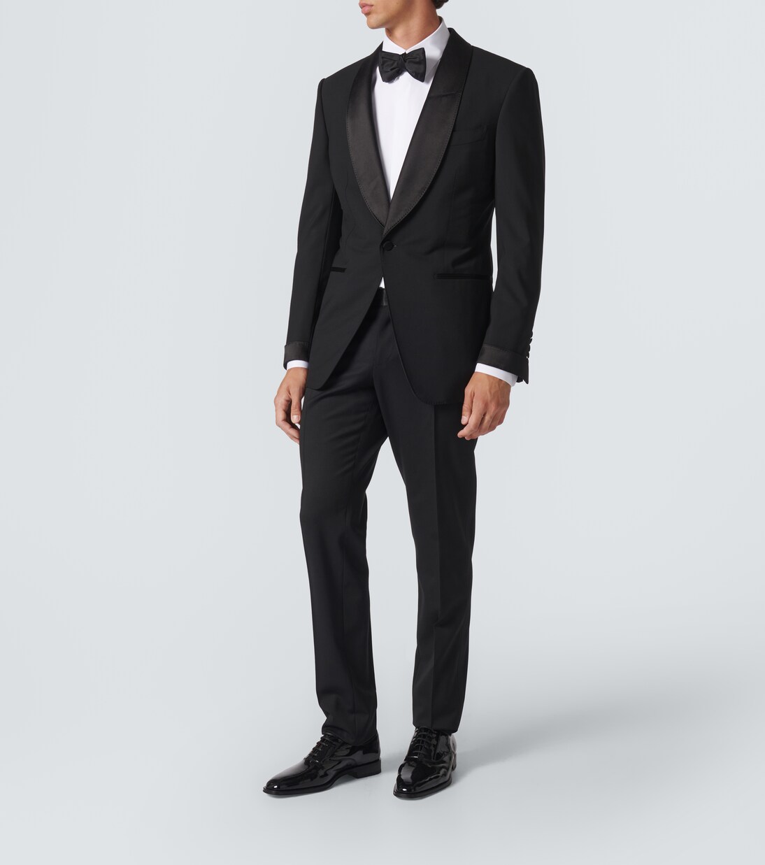 Wool and silk-blend tuxedo pants | Dolce&Gabbana