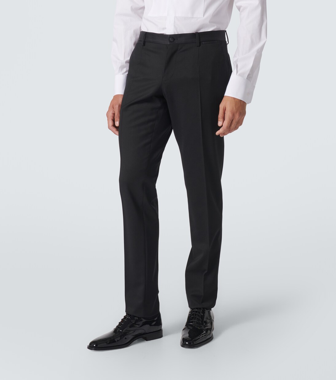 Wool and silk-blend tuxedo pants | Dolce&Gabbana