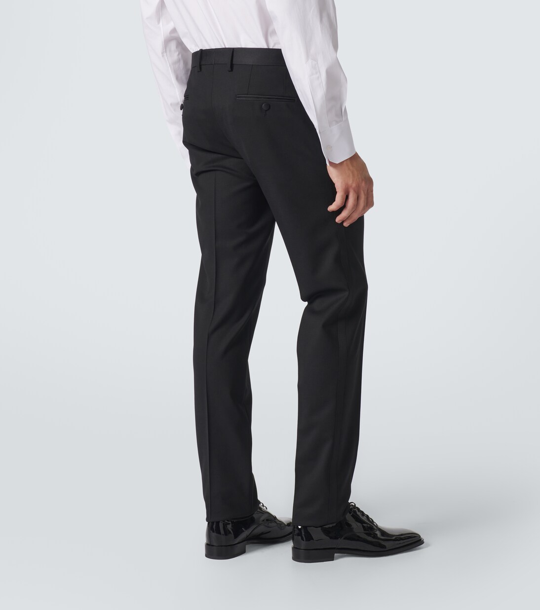 Wool and silk-blend tuxedo pants | Dolce&Gabbana