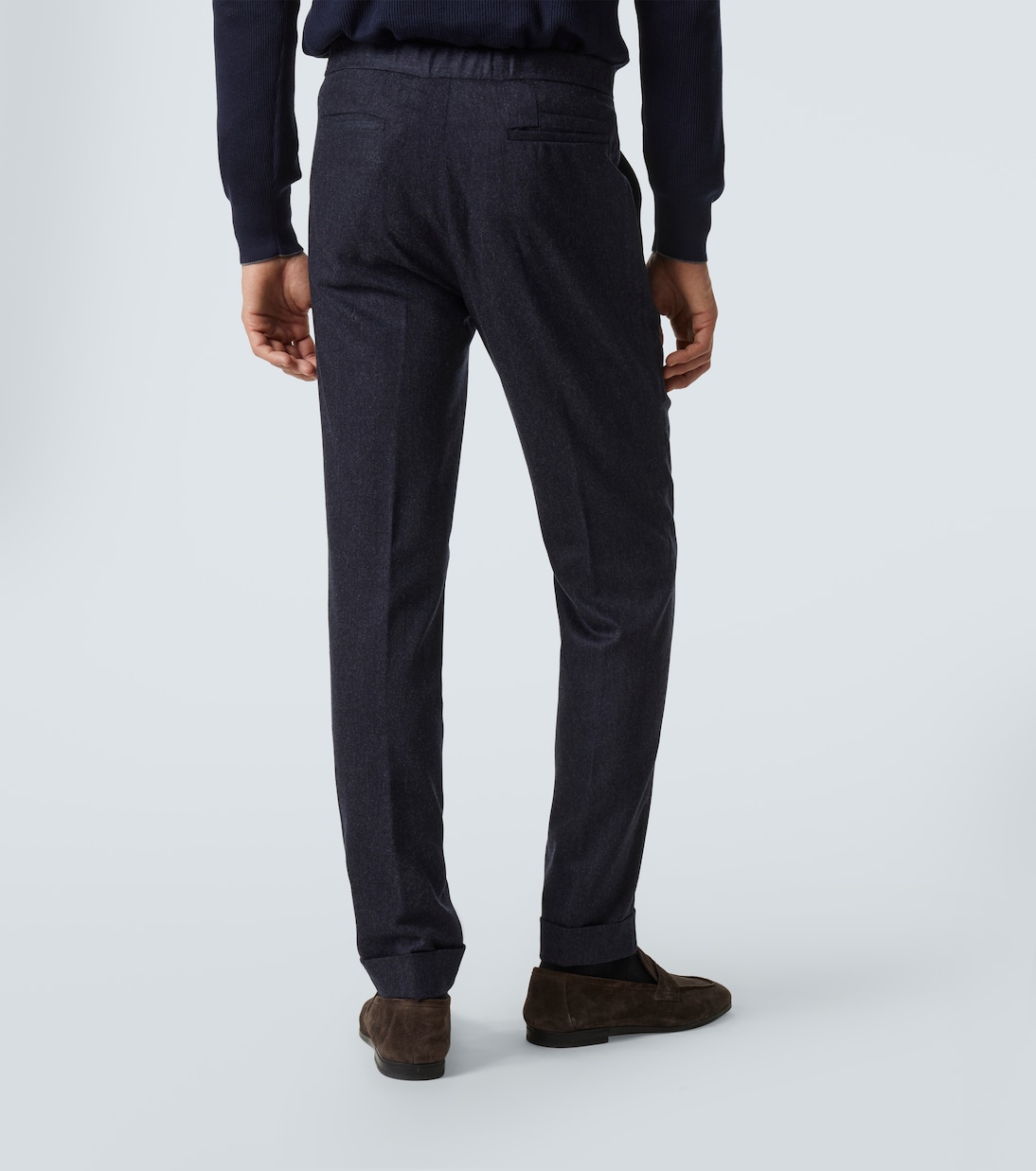 Pantalones rectos de lana | Thom Sweeney