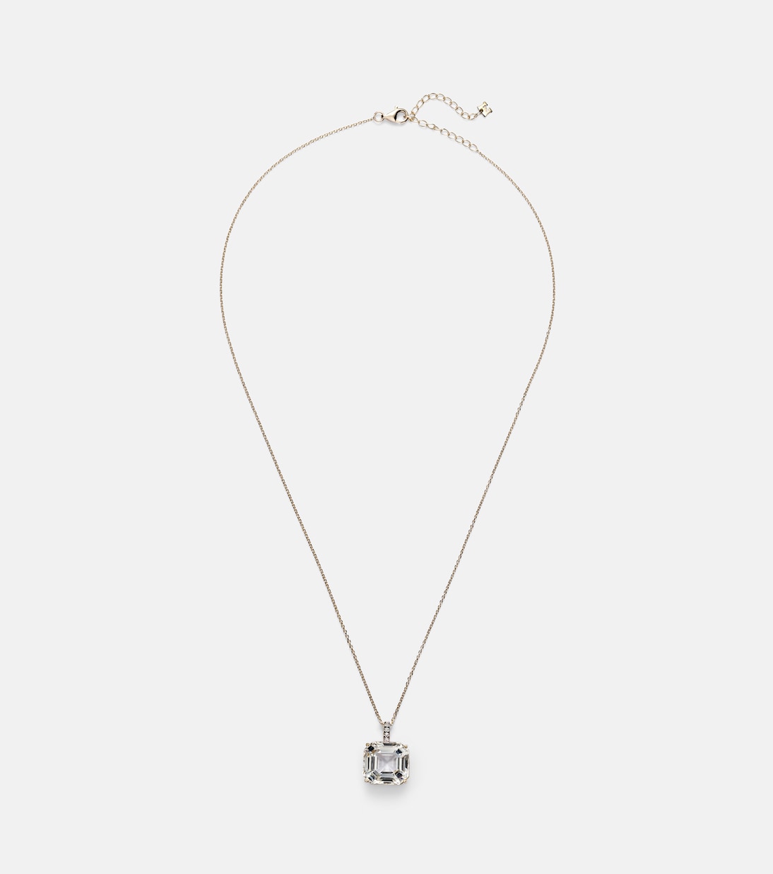 Collier en or 14 ct, topaze et diamants | Mateo
