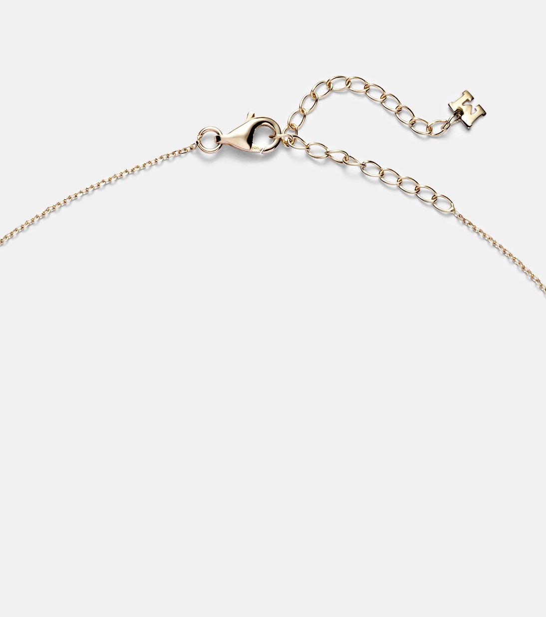 Collier en or 14 ct, topaze et diamants | Mateo