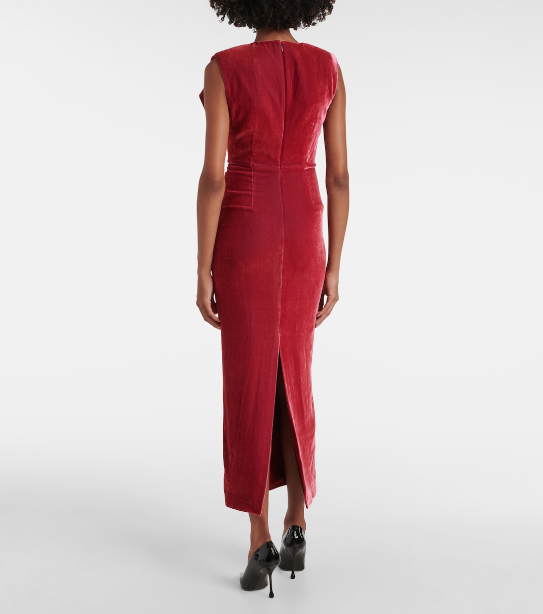 Robe longue en velours | Roland Mouret