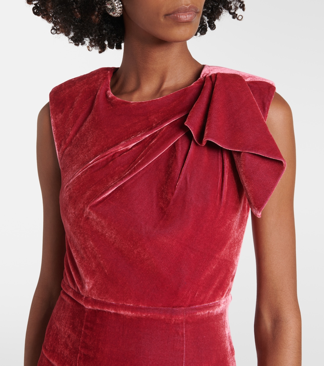 Robe longue en velours | Roland Mouret