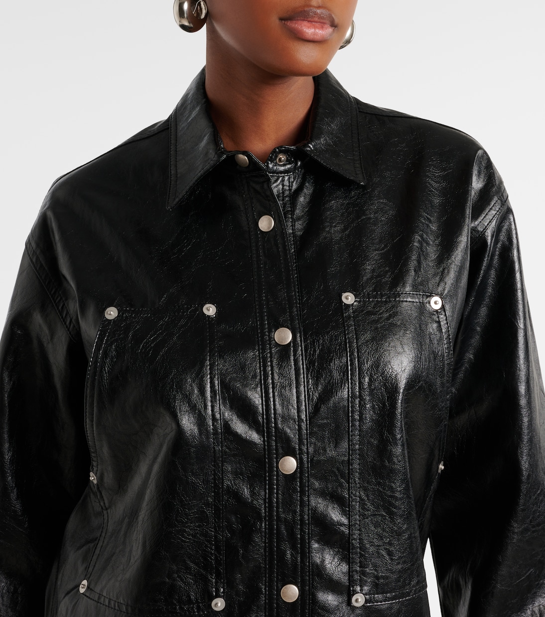 Abito corto Ayali in similpelle | Marant Etoile