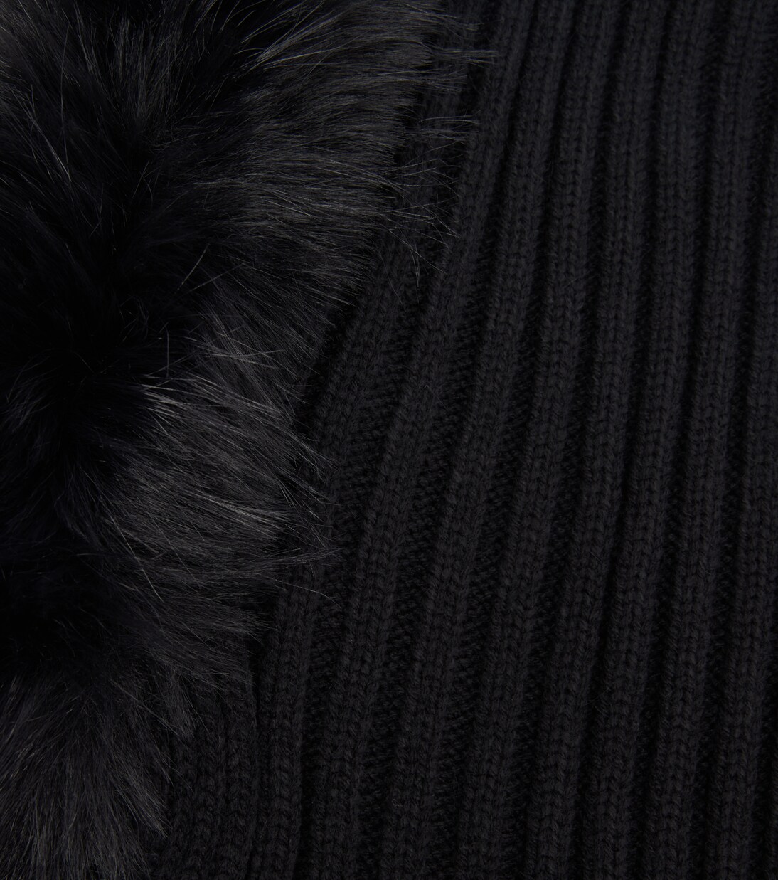 Schalmütze Naomi mit Faux Fur | Goldbergh