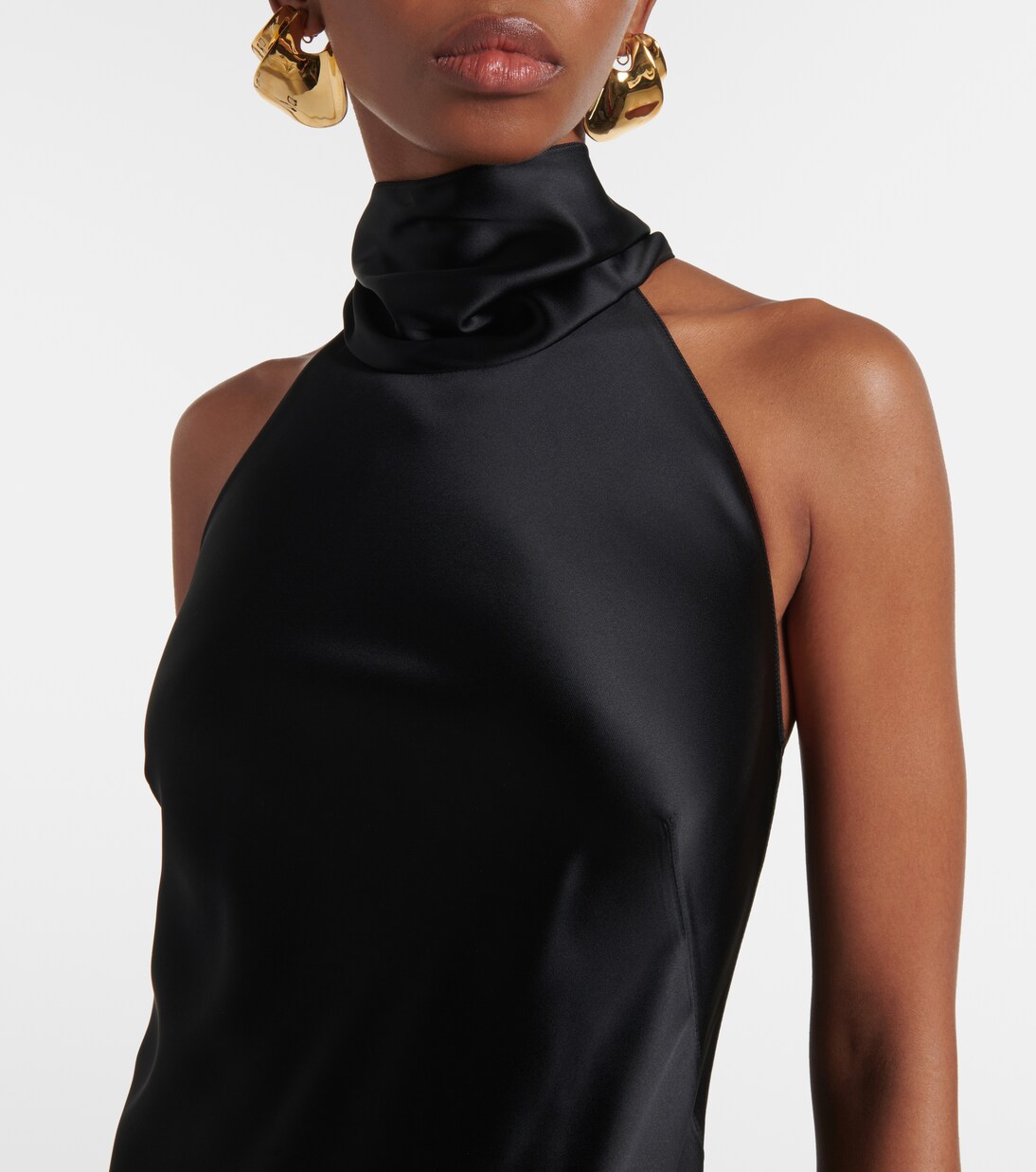 Robe longue Chilton en satin | Ralph Lauren Collection