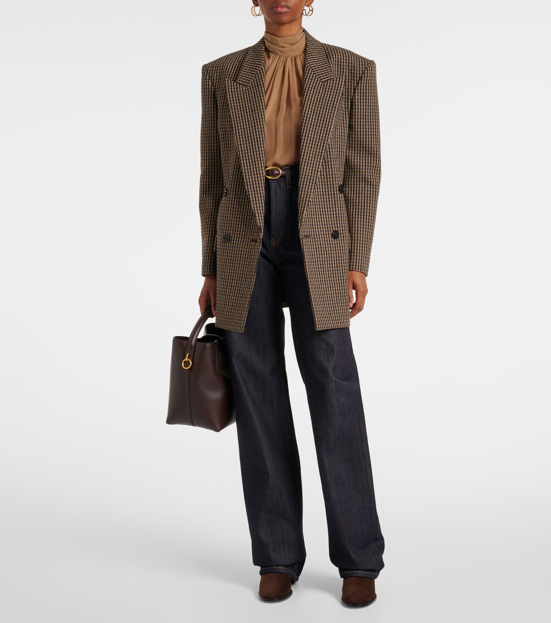 Booty Lock 70 suede ankle boots | Christian Louboutin