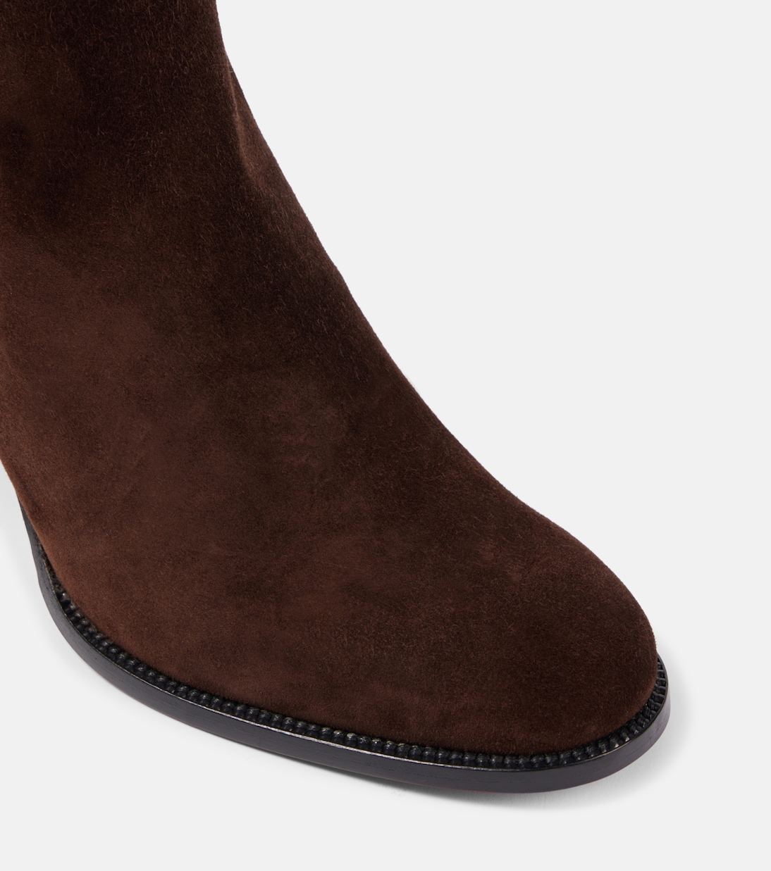 Booty Lock 70 suede ankle boots | Christian Louboutin