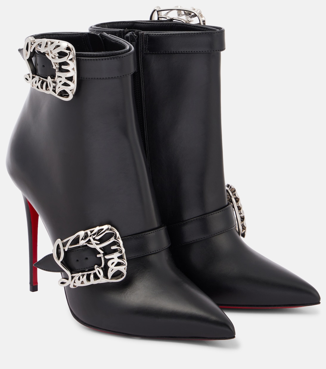 Giddylina 100 leather ankle boots | Christian Louboutin