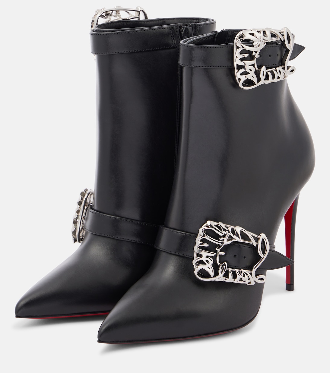 Giddylina 100 leather ankle boots | Christian Louboutin