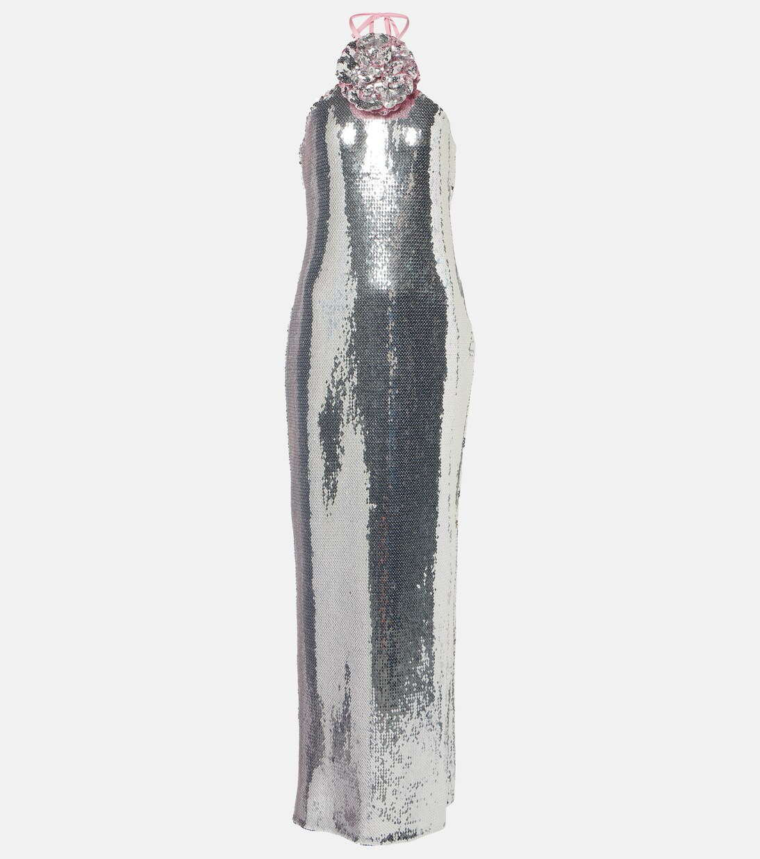 Robe longue à sequins et fleurs | Rodarte