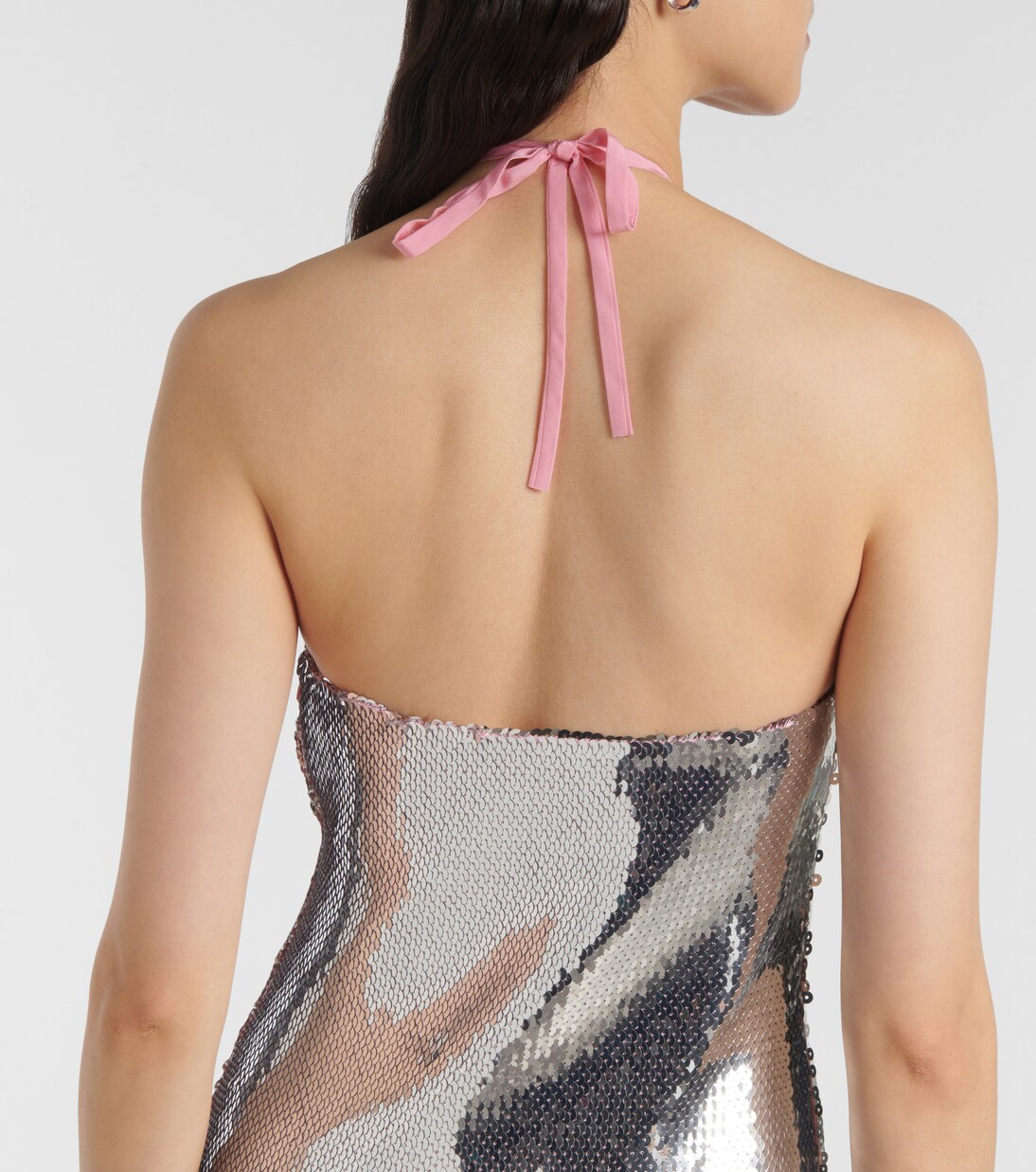 Robe longue à sequins et fleurs | Rodarte