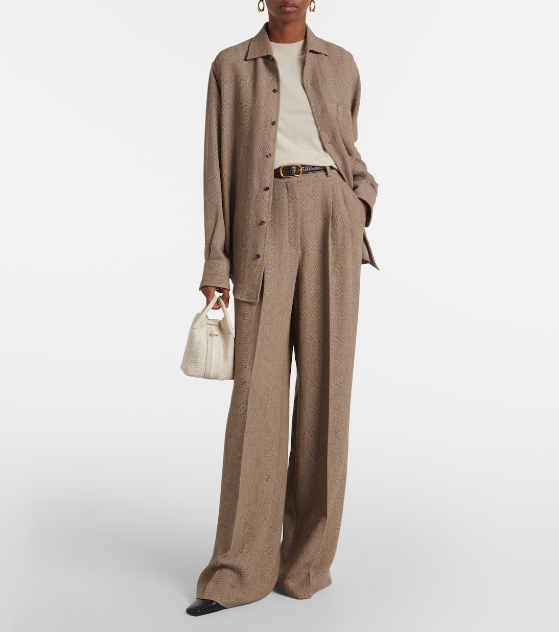 Bucket Bag Bale Micro mit Leder | Loro Piana